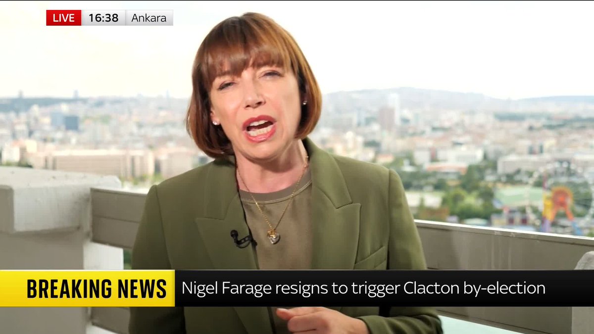 'Nigel Farage wants to get ahead of the difficult situation ahead of him'. Sky's Beth Rigby reacts to the Reform UK leader's resignation as an MP and his decision to stand in the by-election. 📺 Sky 501 and YouTube