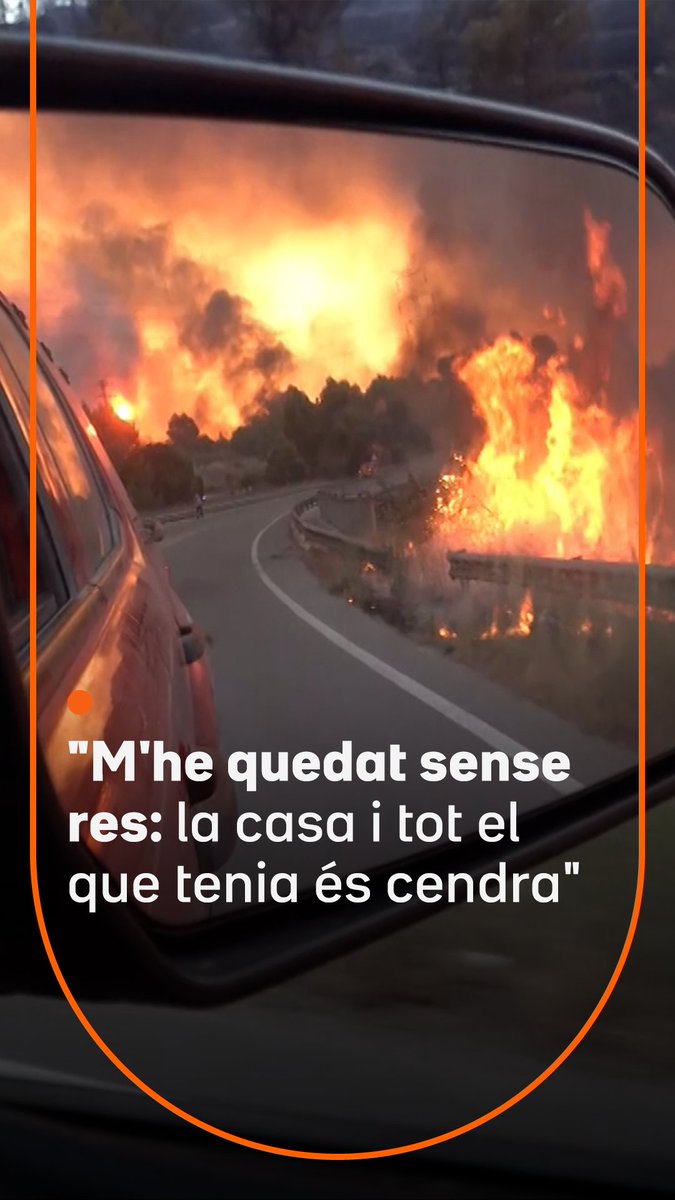"S'ha cremat tot el que tenia, casa meva és cendra." Veïns de la Pobla de Claramunt expliquen que han passat una nit "horrorosa", pendents de l'incendi de l'Anoia. "El foc va abraçar el castell en dos minuts, feia molta por."