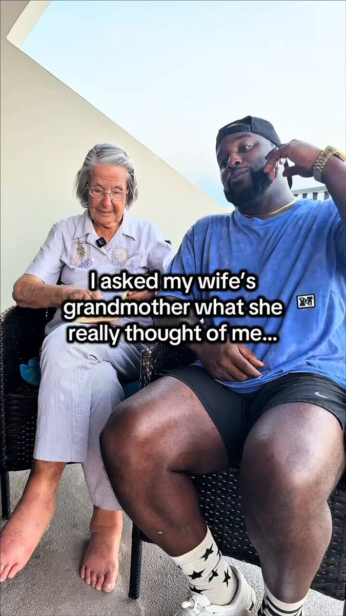 A Black man asked his wife’s grandmother what her first impression of him was, and her honest answer left everyone shocked. She admitted she wasn’t happy her granddaughter was marrying someone of a different race. She then apologized and said she wasn’t happy was wrong.