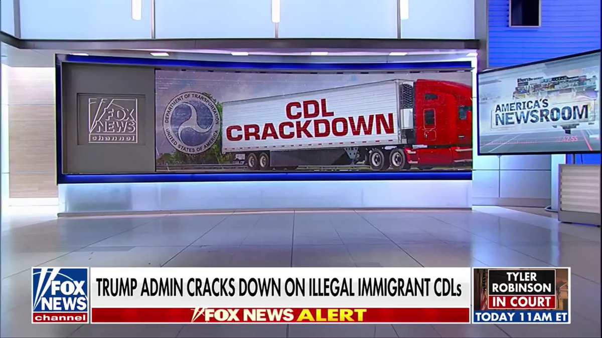 “It's a work in progress. President Trump is serious about this.” Border Czar Tom Homan reveals federal agents are aggressively surging across semitruck weigh stations nationwide to track down and catch illegal alien CDL drivers. The massive operation has already led to the revocation of more than 28,000 commercial driver's licenses, though the administration warns the total number is still rising as certain sanctuary states actively resist sharing data. | America's Newsroom Dana Perino