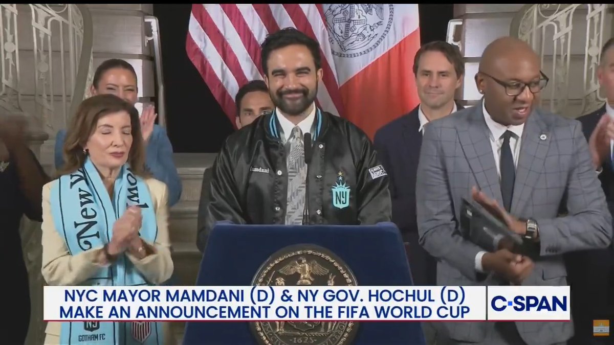 New York City Mayor Zohran Mamdani (Mayor Zohran Kwame Mamdani) announces that the women's soccer team will relocate to Etihad Park in Queens, NY, in 2028: "For decades to come, the people will now be able to watch Gotham FC show off the world's game in the world's borough."