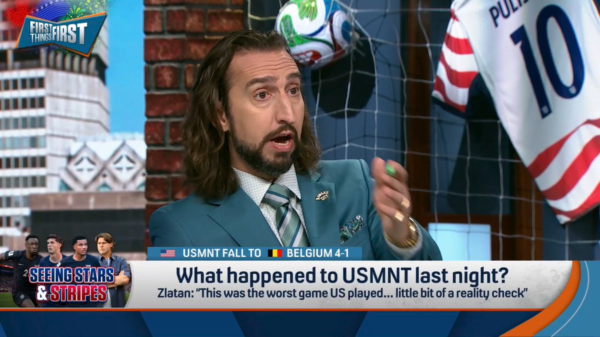 “The moment was far too big from the opening kick. They were rattled.” nick wright reacts to USMNT losing to Belgium: