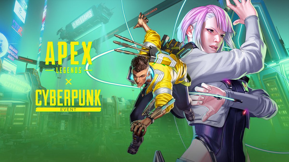 Welcome to Night City. Chrome up or flatline. Apex Legends x Cyberpunk drops July 14.
