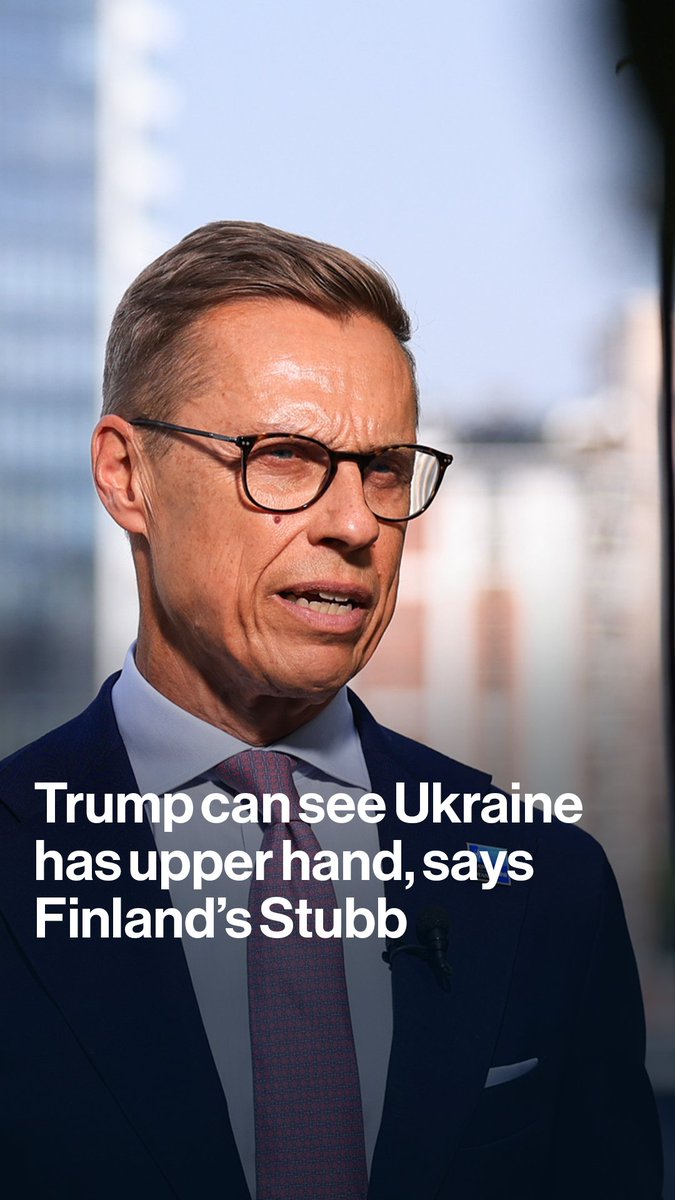 The US administration can see that Ukraine is "on top," Finnish President Alexander Stubb tells Annmarie Hordern, as dialogue between Trump and Zelenskyy heads in the "right direction"