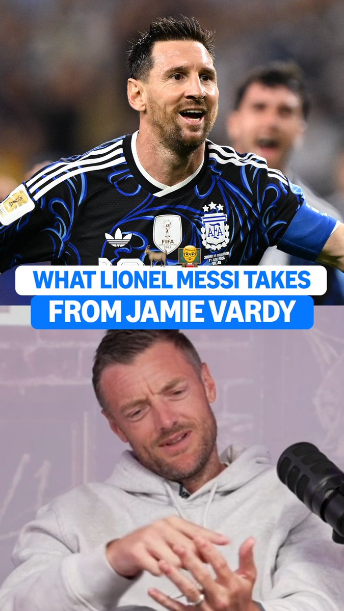 Has Jamie Vardy influenced Lionel Messi's lifestyle choices? 😅👀 Watch The Vardy Party on Prime Video 🎥