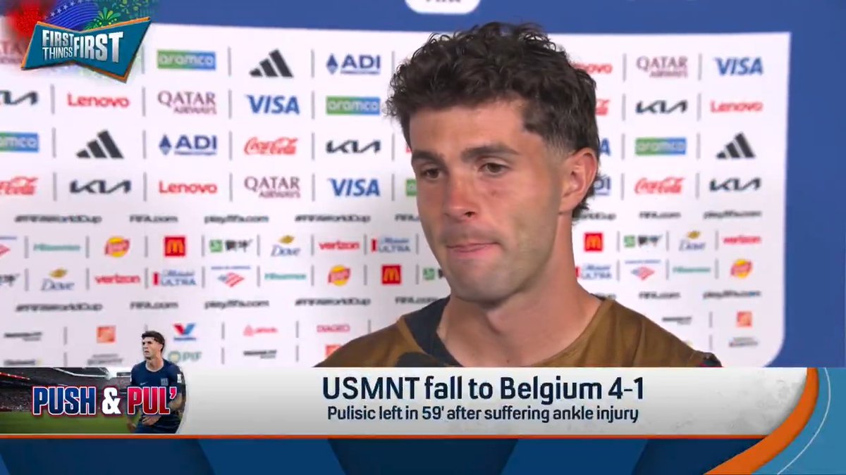 “It’s unacceptable… You can’t have the most talented player on your team not play well for an extended stretch.” nick wright discusses Christian Pulisic’s performance vs. Belgium: