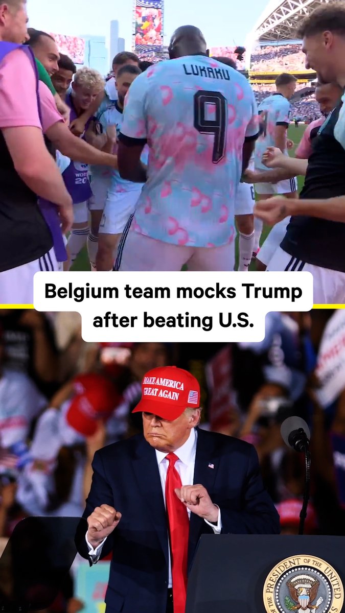 Belgium trolled the U.S. after a 4–1 World Cup win, mocking Trump after he personally lobbied FIFA to overturn Folarin Balogun’s red‑card ban.