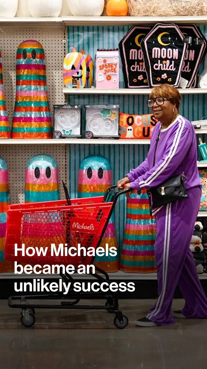 Arts and crafts store Michaels has gone from a "grandmother’s store" to an unlikely business success. Michelle Cheng breaks down how