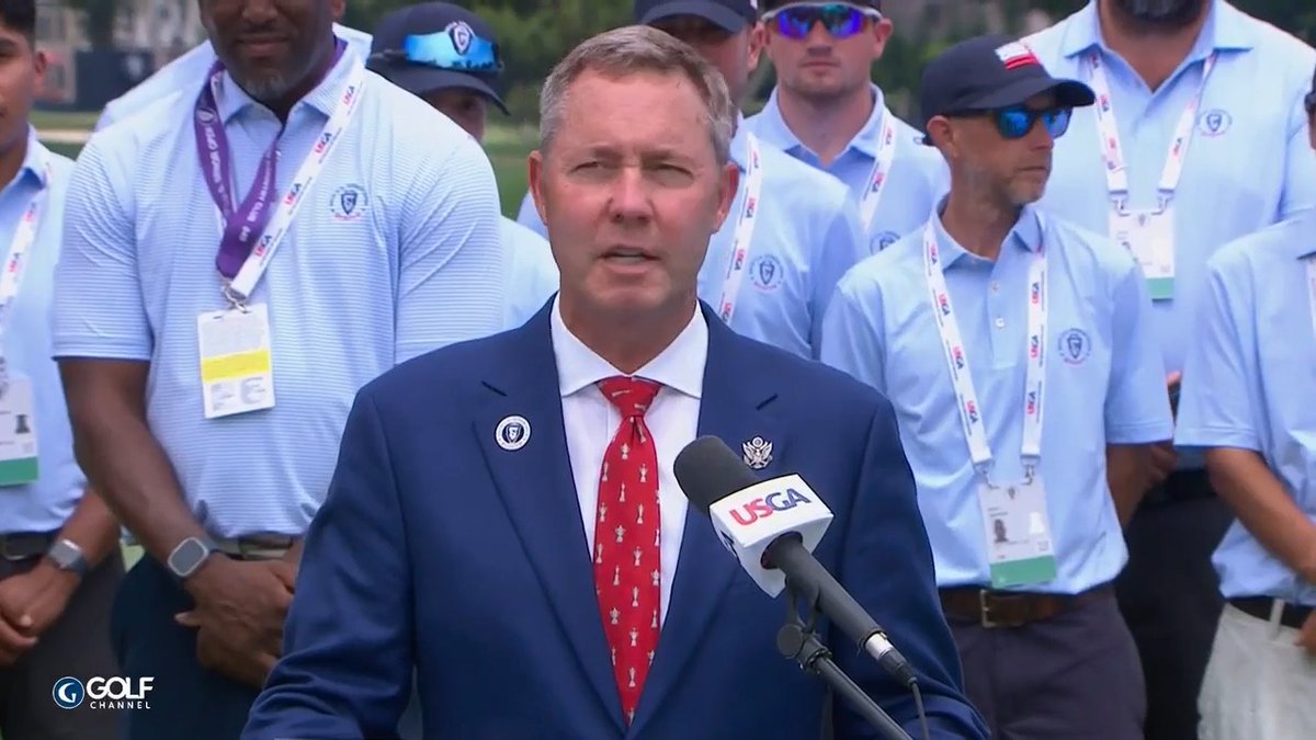 "We went to THE Miami of Ohio." ❤️ We enjoyed hearing Michael Whan ’87, CEO of the USGA, proudly mention Miami during the 46th U.S. Senior Open trophy presentation. #MiamiOH #LoveAndHonor