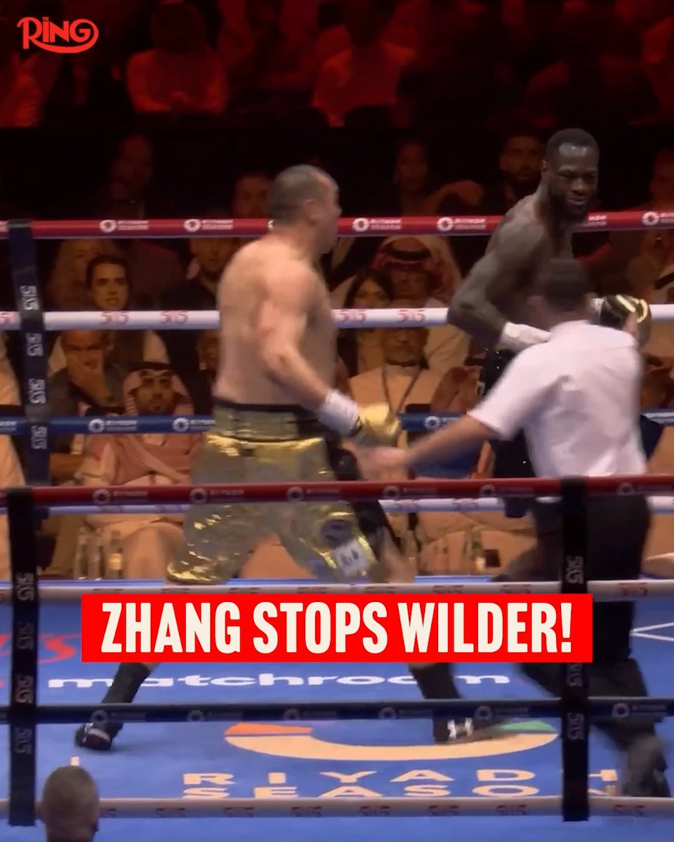 When Zhilei Zhang emphatically stopped Deontay Wilder 😳 Relive some of the most brutal knockouts in recent years: 📺