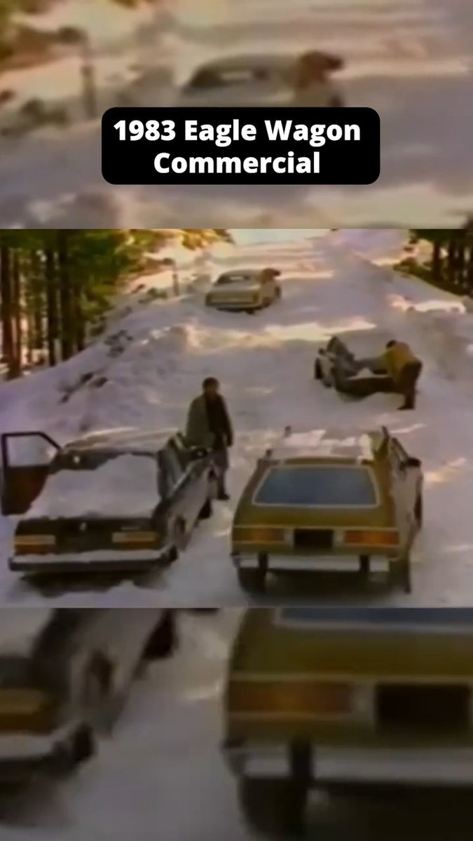 Putting tow trucks out of business since 1983! If you were looking for a 4WD wagon in the 80s it was hard to find one better than a wood-paneled AMC Eagle! 📼 / YT: Retro American Cars