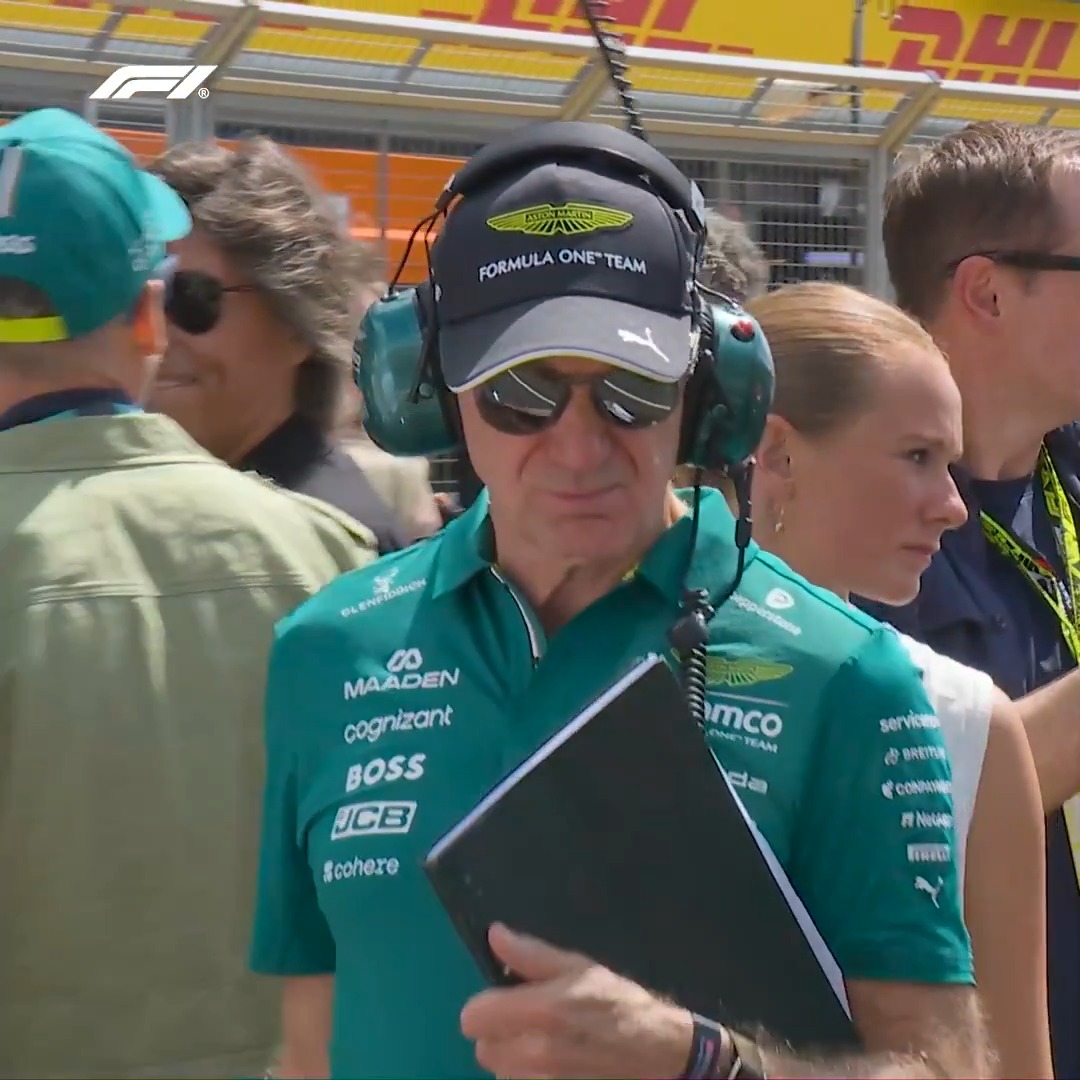 Adrian Newey having a nosy at what his former team are up to 👀 #F1 #BritishGP