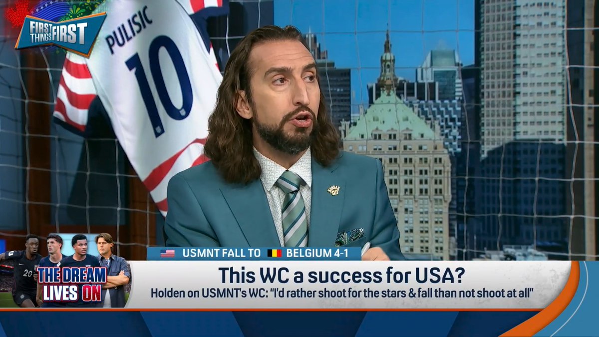 “The World Cup has been a success for soccer in America. That to me is undeniable… People have been captured by what is, in my opinion, the greatest tournament in the world.” nick wright weighs in on whether this FIFA World Cup™ has been a success for USA: