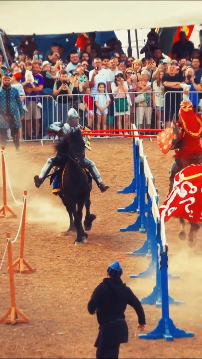 Looks like the boys had a great time at the Medieval Festival 🔥 ⚔️