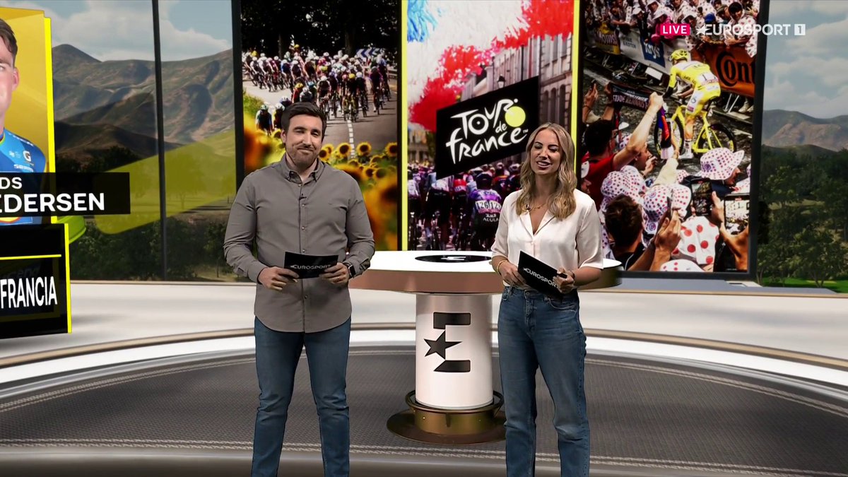 Circunstancias inesperadas que te permiten copresentar #LaMontonera junto a Laura Meseguer 🔝 Hemos echado unas buenas risas. Mejórate y vuelve pronto Alberto Contador, que ya me han amenazado por mis juegos de palabras 😂 🎥 Eurosport.es #TDF2026