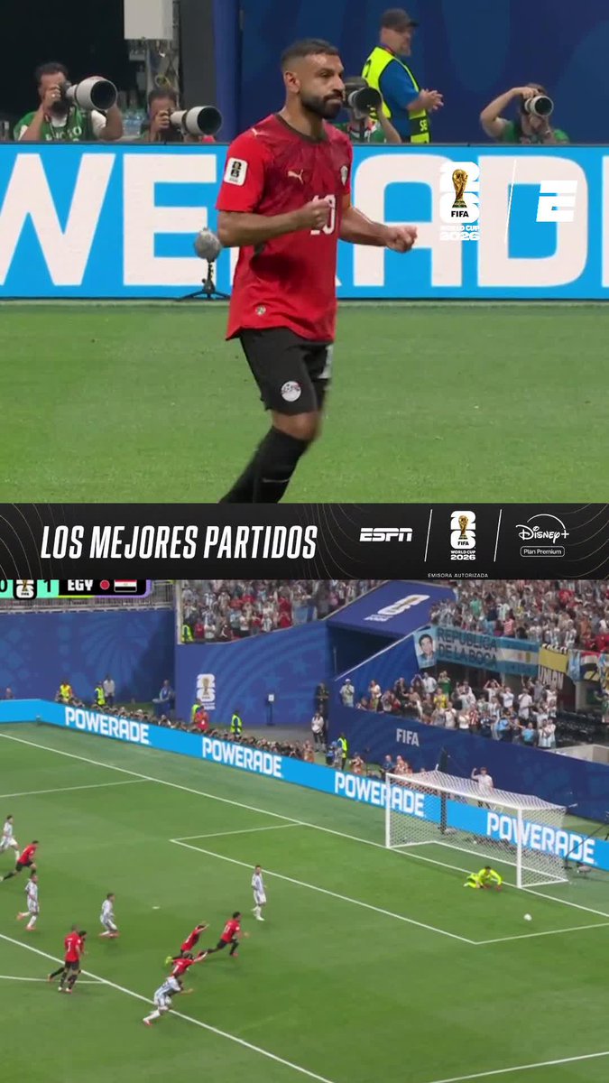 ¡EL FARAÓN AGITÓ LOS PUÑOS! Salah festejó el penal fallado de Leo Messi ante Egipto. ⚽ #ESPNMundial 📺 Mirá los mejores partidos de la #FIFAWorldCup por ESPN, en el Plan Premium de #DisneyPlus
