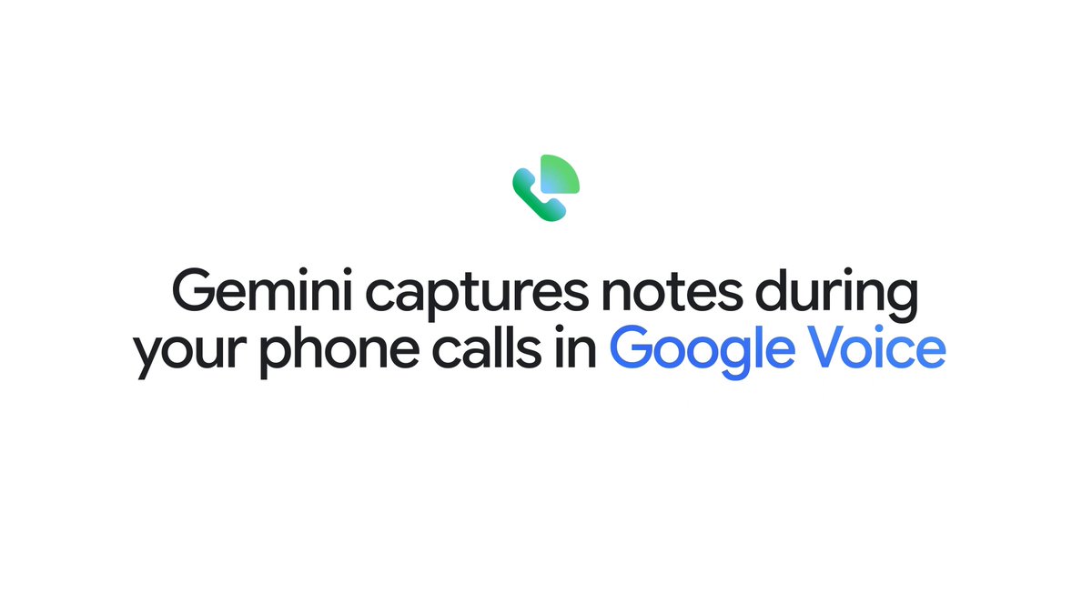 Focus on your calls while Gemini does the heavy lifting. 📈 Google Voice now features AI note-taking to capture key points & action items. Plus, get a standalone plan for your business at 50% off for 6 months! Learn more in the blog →
