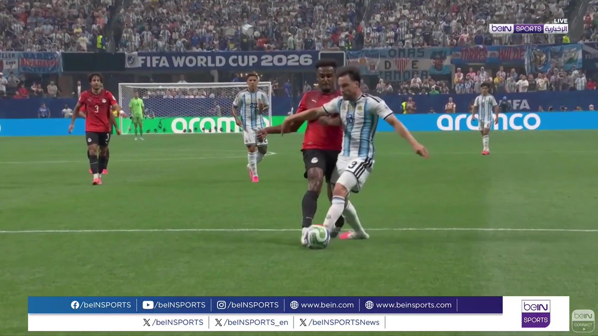 🟣#صافرة_beIN | الحكم الدولي السابق سعود العذبة سعود العذبة يتحدث عن ركلة جزاء الأرجنتين ضد مصر في كأس العالم 2026 FIFA