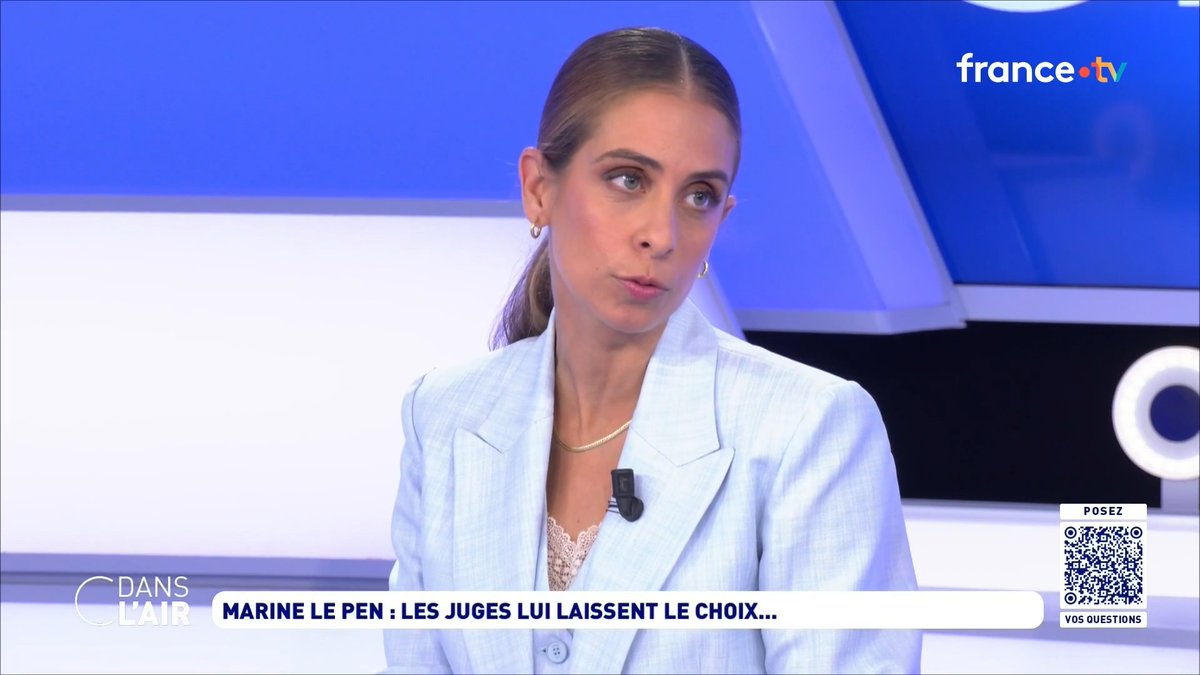 "Si Marine Le Pen se porte candidate, ça ne sera pas facile pour Jordan Bardella de retrouver un rôle. Son problème s’il est candidat, c’est qu’il risque de ne pas être le patron". Anne-Charlène Bezzina et Jérôme Jaffré, dans #cdanslair
