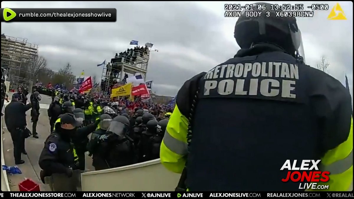 BREAKING: J6 Capitol Police Release New Video Of Alex Jones Trying To Stop Capitol Breach! PLUS, Watch The Historic Footage That Alex Jones & His Crew Obtained On The Ground That Day Which Documents Jones' Attempt To Stop The Breach & Disperse The Crowd! Bottom Line— This Is SMOKING GUN PROOF That They Could Have Used Their Loudspeakers To Tell The Crowd To Disperse- Which Is Standard Procedure- But The Capitol Police Leadership Chose To Stand Down & Allow The Trespassing On January 6th, 2021 🔴WATCH ALEX JONES LIVE NOW: