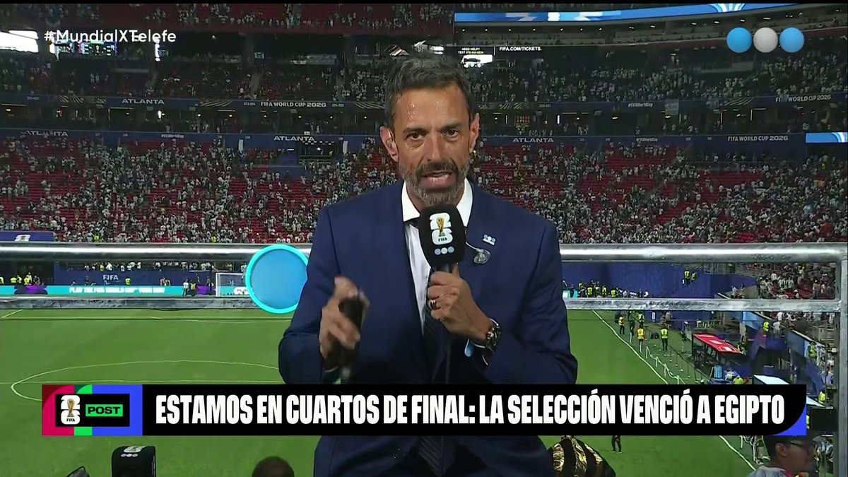 "Hay que creer. Uno de los partidos más gloriosos" 🇦🇷🥹 Pablo Giralt emocionado después de un partido extraordinario de la Selección 📺 Argentina 3-2 Egipto | Viví el #MundialXTelefe en
