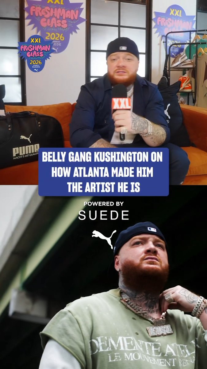 2026 XXL Freshman Belly Gang Kushington checks into the Puma Lounge to speak on how Atlanta shaped him into the artist he is, the city’s impact on his sound and the real-life stories that fuel his music. 🏙️ Powered by PUMA