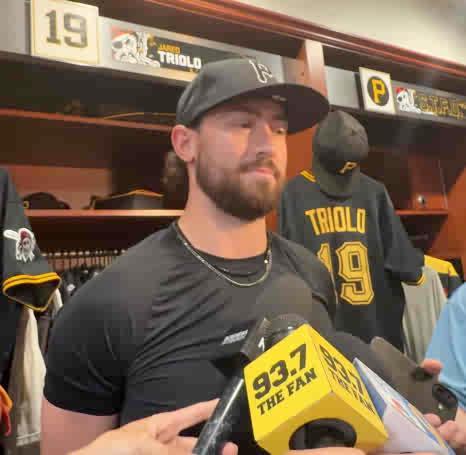 Jared Triolo says confidence is going up with his offense as he’s likely to get a run at short #Pirates