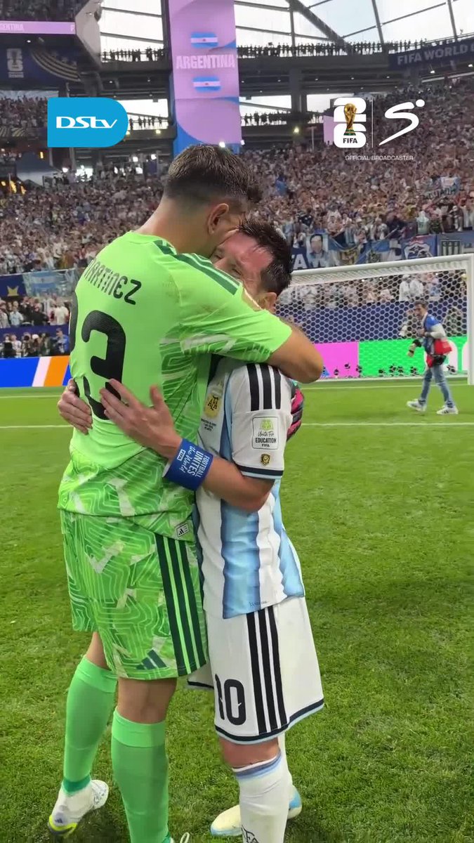 Messi cannot hide his emotions at the final whistle 🥹🇦🇷 #SSFootball | #DStvFIFAWorldCup2026 | #FIFAWorldCup