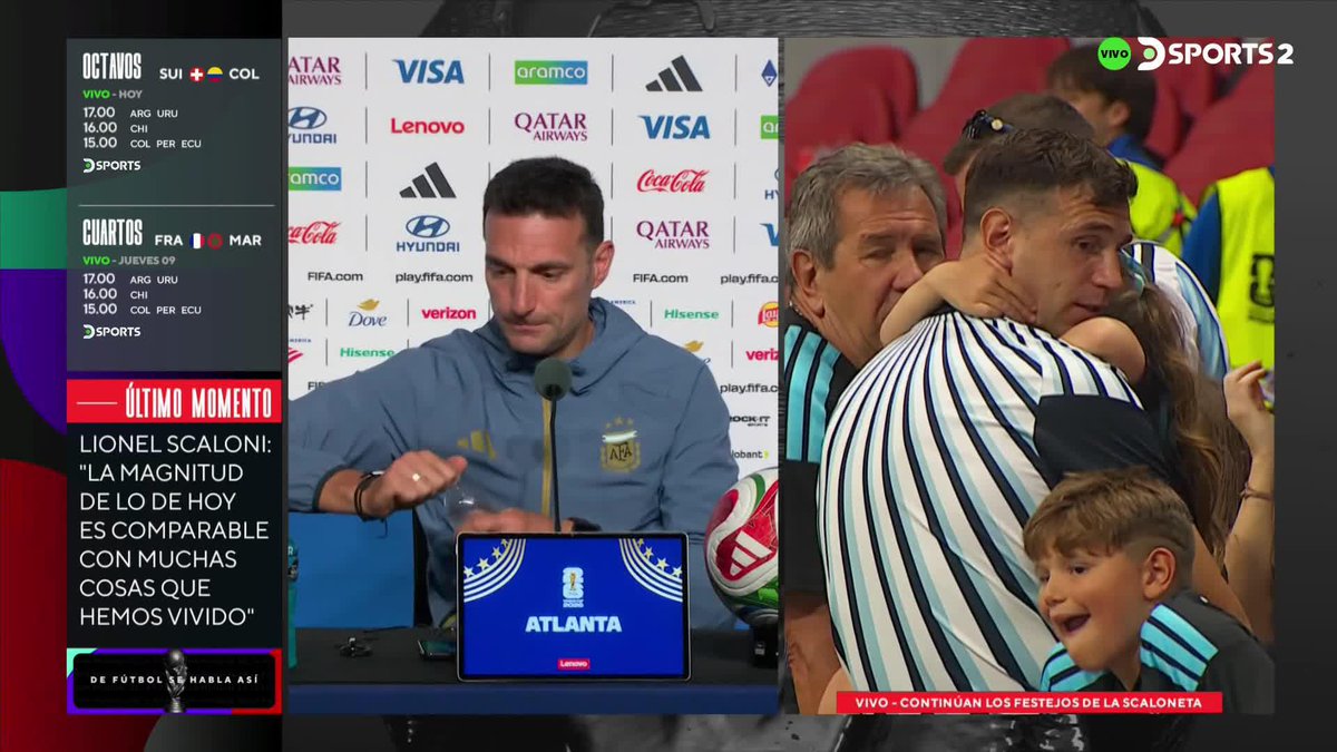 "EL PARTIDO SIEMPRE FUE DE ARGENTINA" 💬🇦🇷 El análisis de Lionel Scaloni sobre el triunfo de la Albiceleste. #MundialEnDSPORTS #FIFAWorldCup #SeHablaAsíDSPORTS