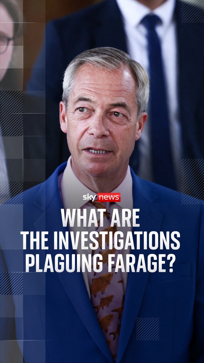 Why did Nigel Farage really resign as an MP? Sam Coates Sky explains the investigations he's facing in Parliament and why he could face a second by-election. 🔗
