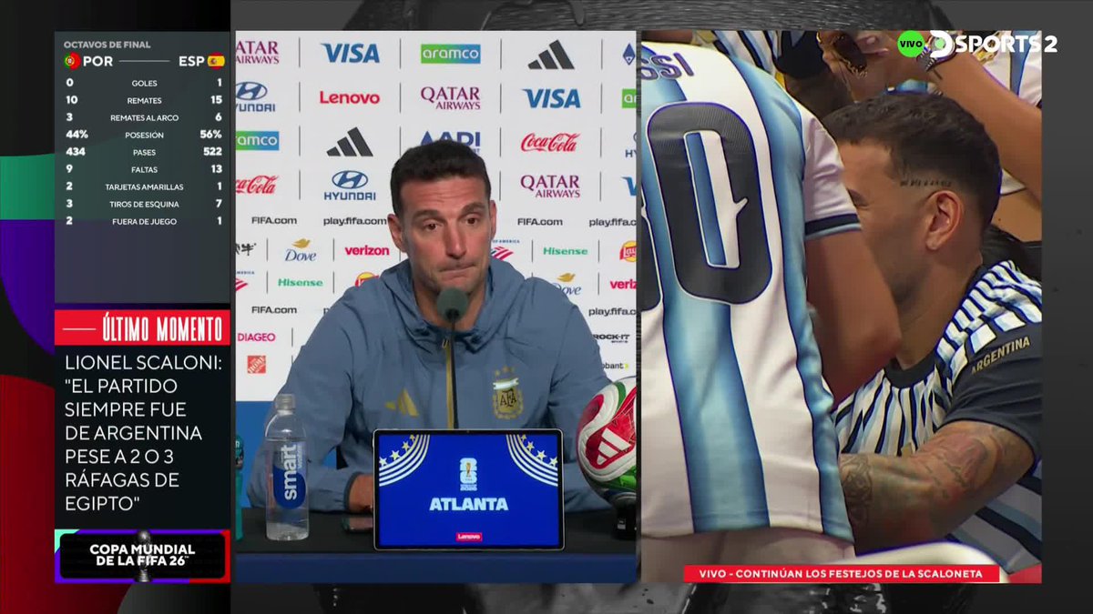 “SALIERON LAS LÁGRIMAS EN EL VESTUARIO Y LOS CHICOS ME DICEN ‘LA LLORONA’”. JAJAJA, Lionel Scaloni. 😅❤️