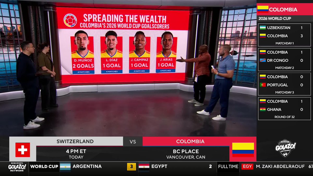 "Colombia have a striker problem." Nigel Reo-Coker and Mike Grella break down Colombia's issues up front 🇨🇴⚽️