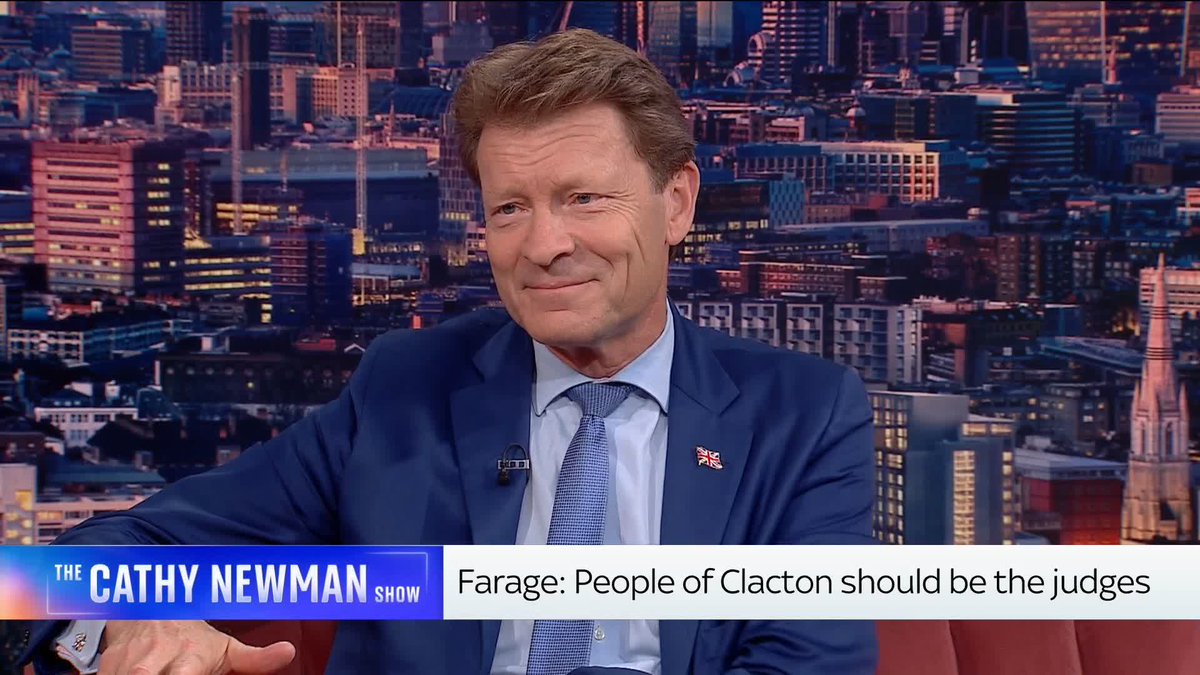 Sky's @alifortescue asks Richard Tice why Nigel Farage called a by-election before the parliament's standards commissioner has completed their investigation.