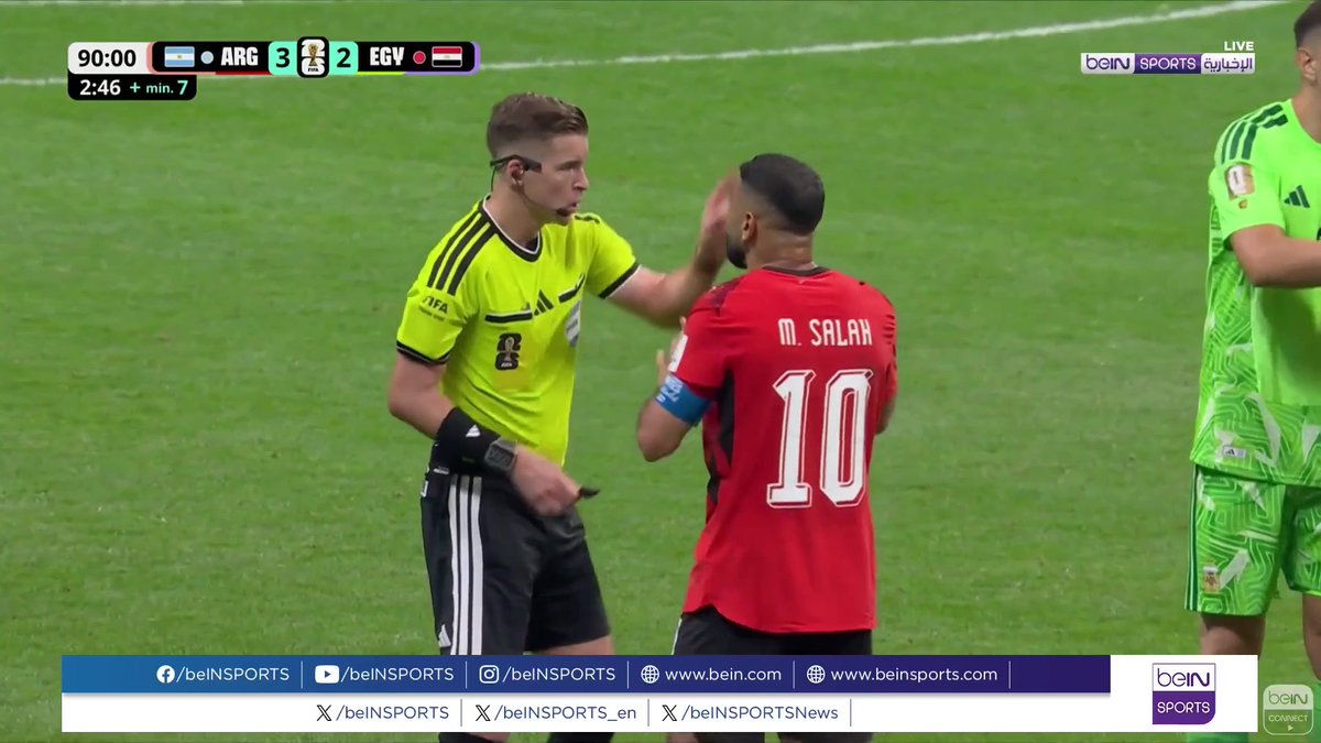 🟣#صافرة_beIN | حديث الحكم الدولي السابق سعود العذبة سعود العذبة عن بعض الحالات الخاصة في مباراة مصر والأرجنتين