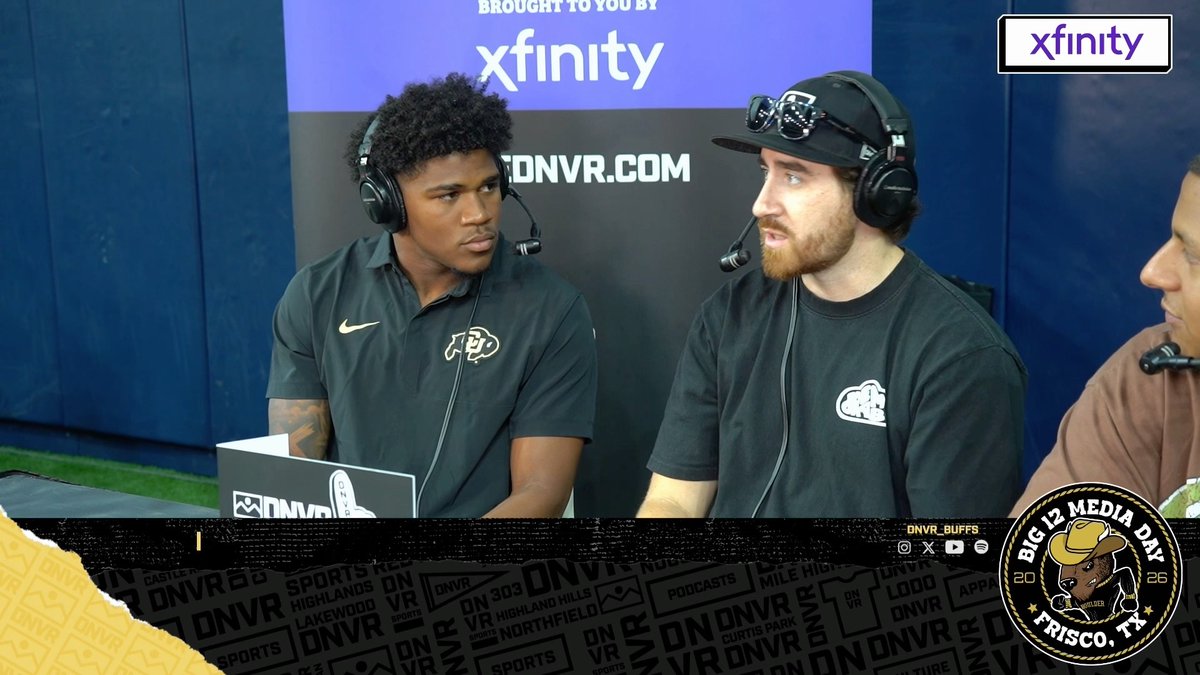 Naeten Mitchell on the Colorado being picked to finish towards the bottom of the Big 12 by many: "We wanna build a winning culture again like Colorado is... We'll see what people have to say at the end of the season."