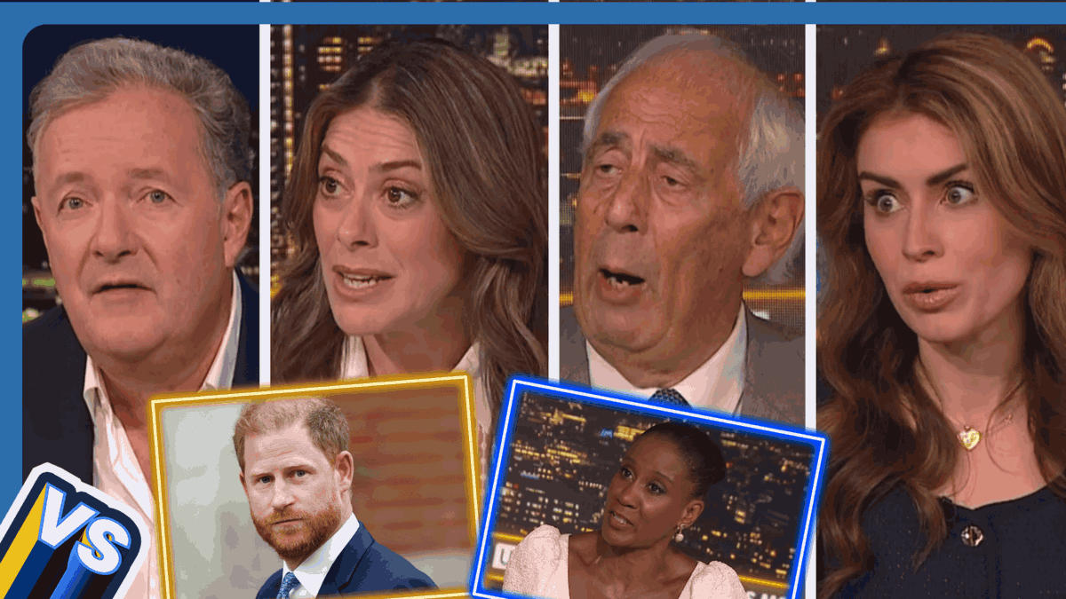 "I feel VINDICATED!" Piers Morgan speaks to The Royals Uncensored host Katie Nicholl as accusations against her and other journalists by Prince Harry are found to be FALSE. Watch now! 👇 📺 Piers Morgan | Katie Nicholl | KINSEY SCHOFIELD | Paula Rhone-Adrien