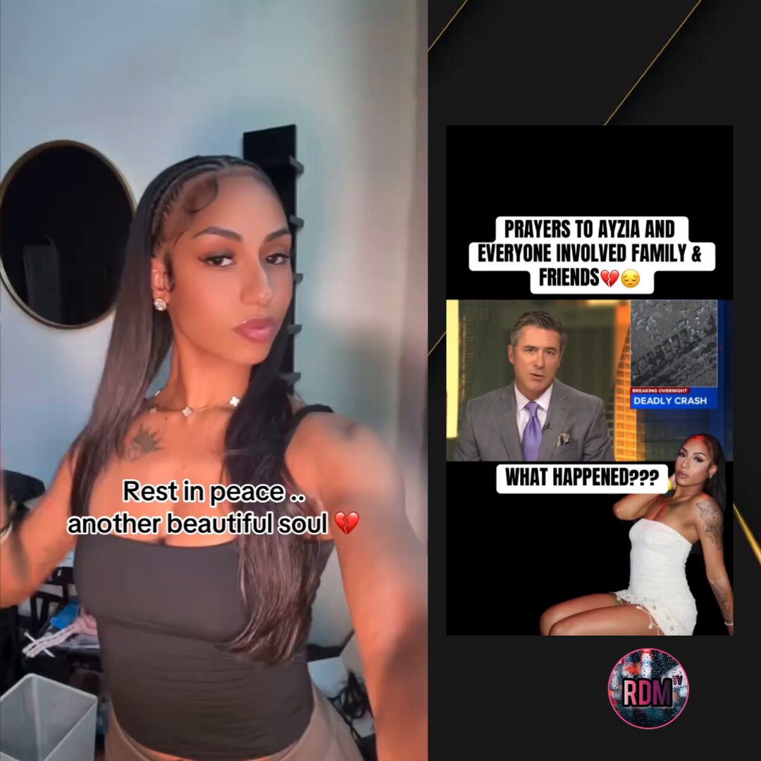 Tragic! Popular TikToker Ayzia J has reportedly passed away after her car flipped on a highway in a fatal crash. 🕊️💔