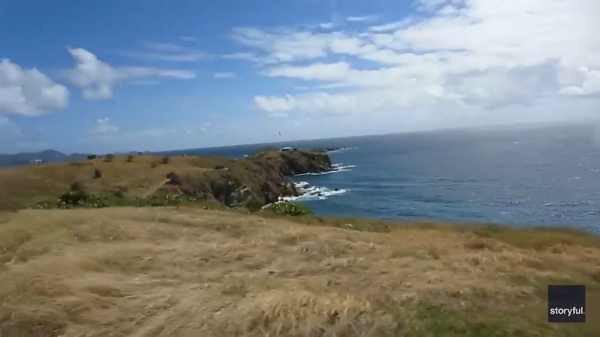 Never-before-seen video from Jeffrey Epstein's pedophile island. 🎥: Ion Nicola via Storyful