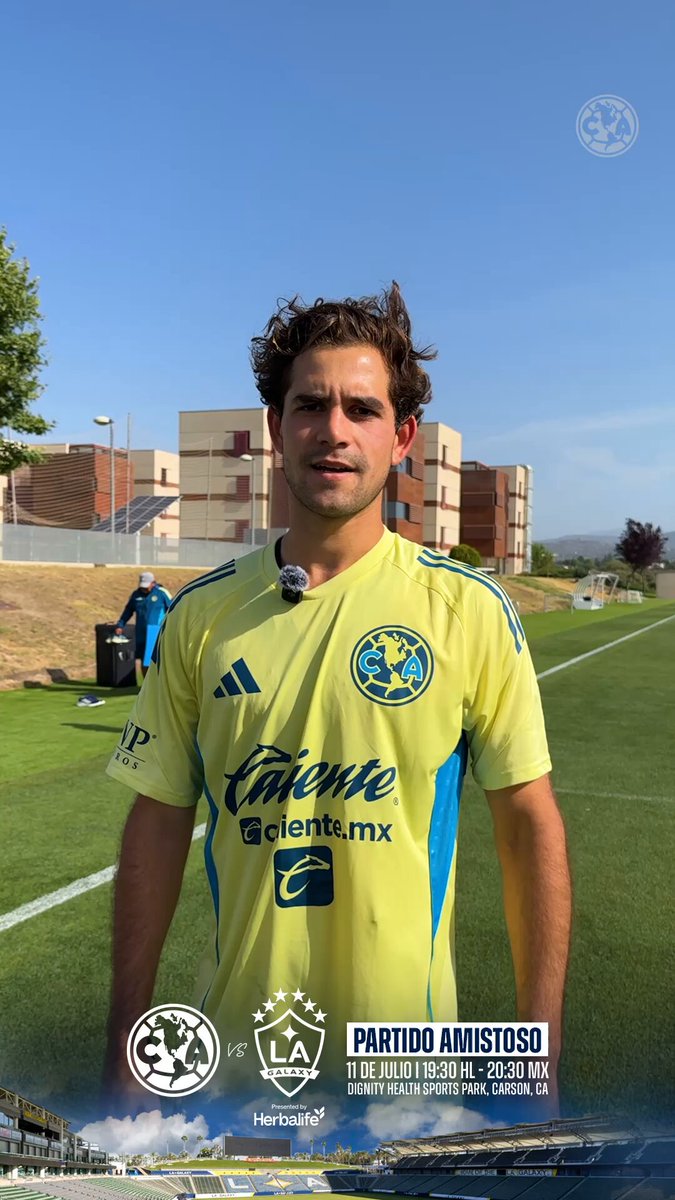 ¡Hagamos de Los Ángeles territorio Americanista! 💙🏙️💛 AMISTOSO ⚔️ Club América vs. LA Galaxy 🎟️ Boletos: 📅 11 de julio, 19:30 (hora local) 🏟️ Dignity Health Sports Park Pintemos el estadio de amarillo. 🦅