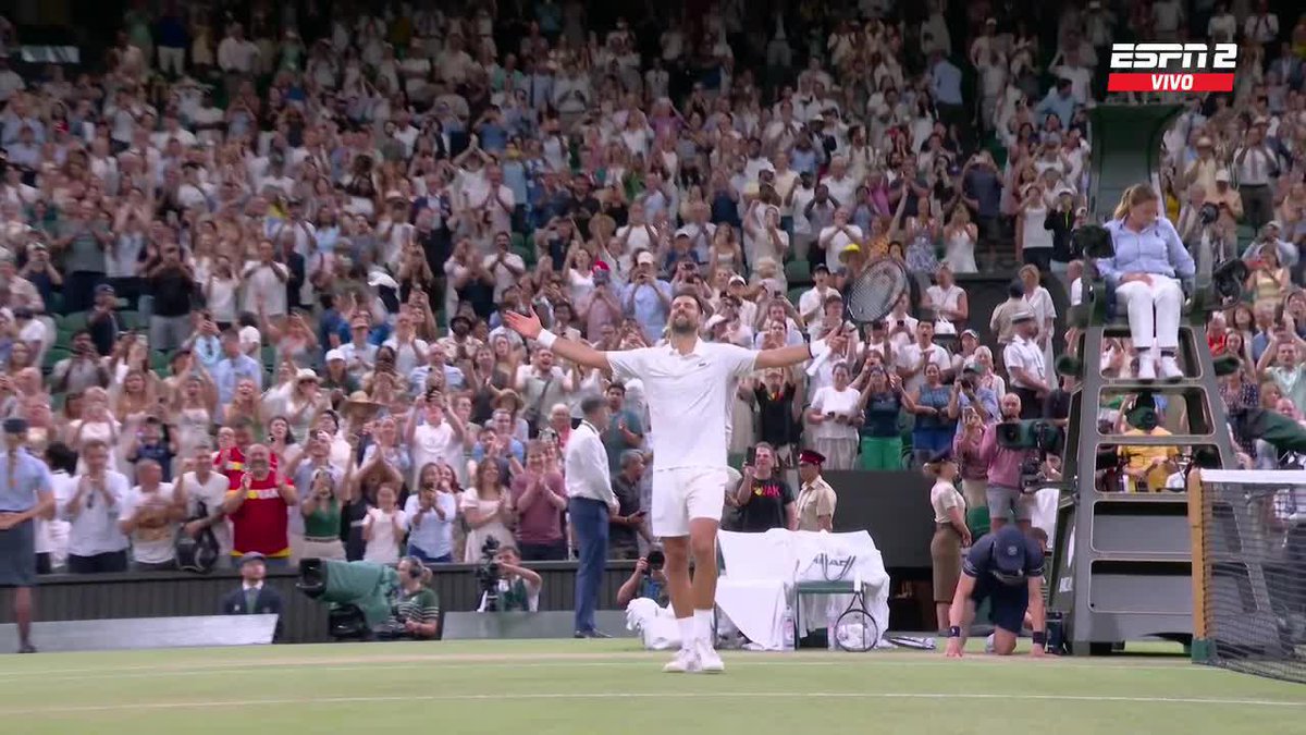 ¡¡NOVAK DJOKOVIC ESTÁ EN SEMIFINALES DE #WIMBLEDON!! 🐐🇷🇸 📺 Mirá el mejor tenis en el Plan Premium de Disney Plus.