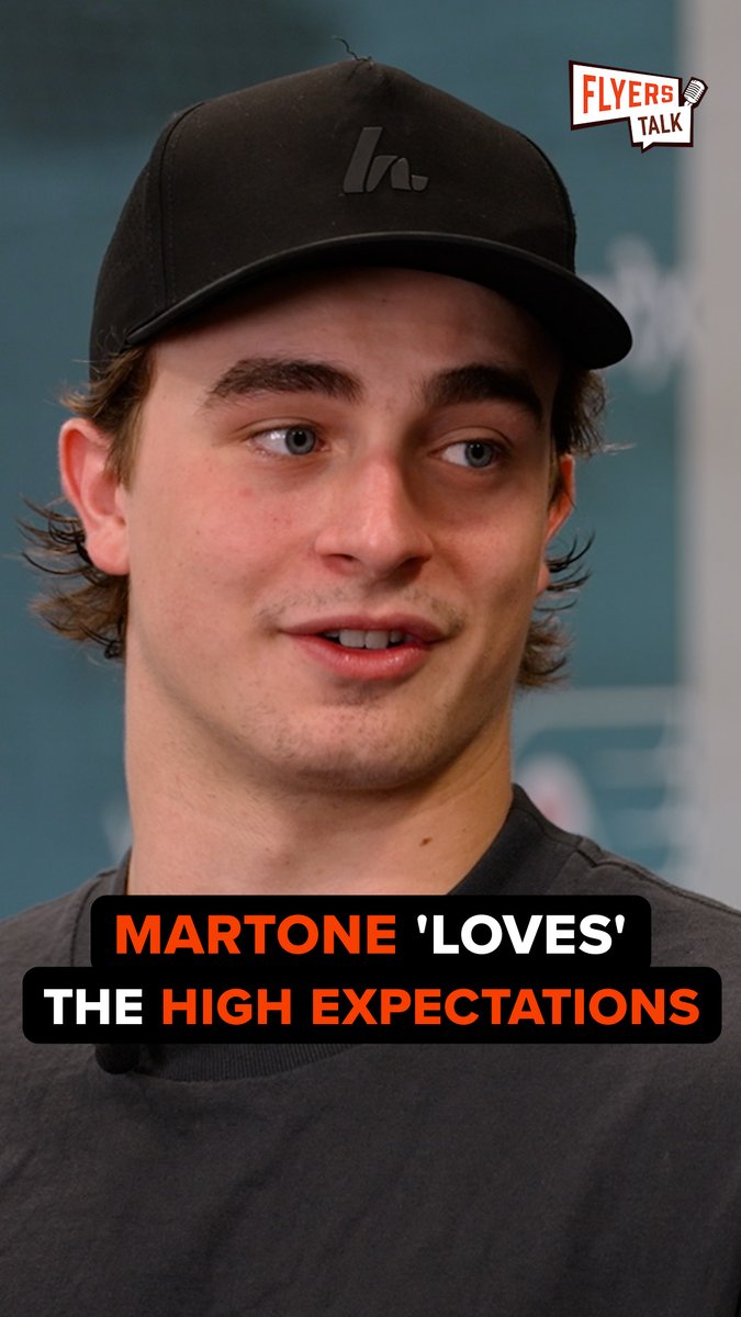 "I just want to help this team win hockey games... and I'm willing to do anything to do that." Check out the full interview with Porter Martone on the latest episode of the Flyers Talk podcast: 🎧 📺 Jordan Hall Ashlyn Sullivan Clayton Dyer