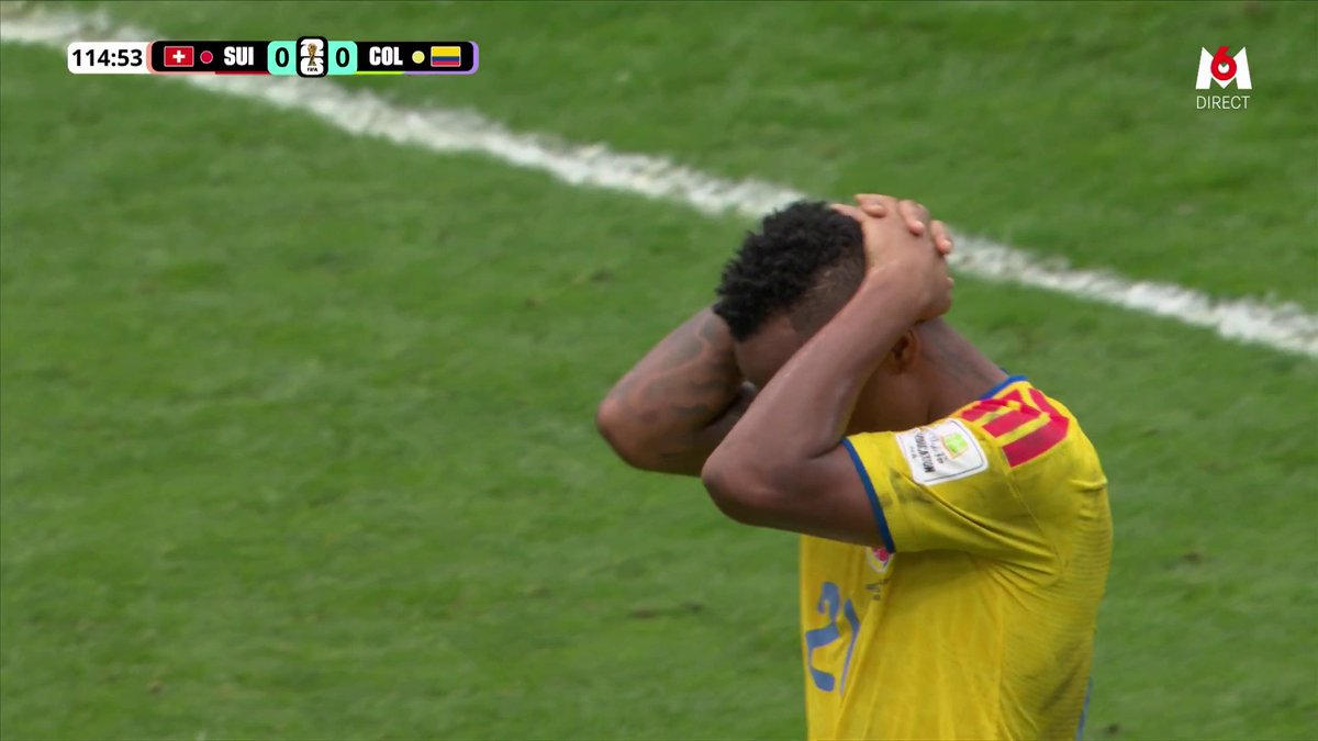 Campaz avait le quart au bout du pied, mais sa frappe passe au-dessus 😱 Toujours 0-0, la Suisse s’en sort. Suivez le match sur M6 et M6+ #CDM2026 #FIFAWorldCup #SUICOL