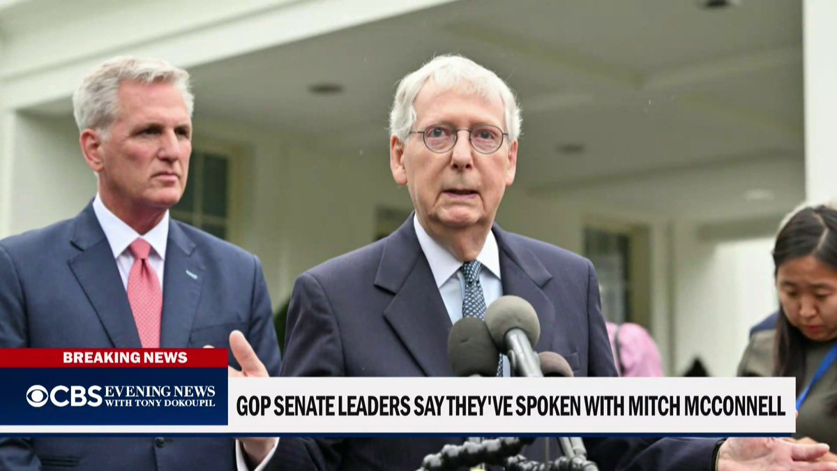 Senate GOP leaders said Tuesday they spoke with Sen. Mitch McConnell amid a weekslong hospitalization that has sparked growing speculation about his health.