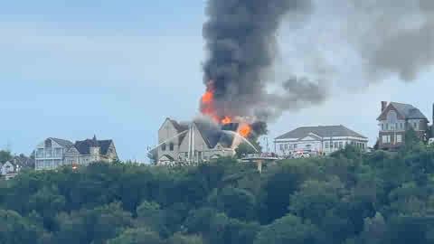 The fire on Mt. Washington