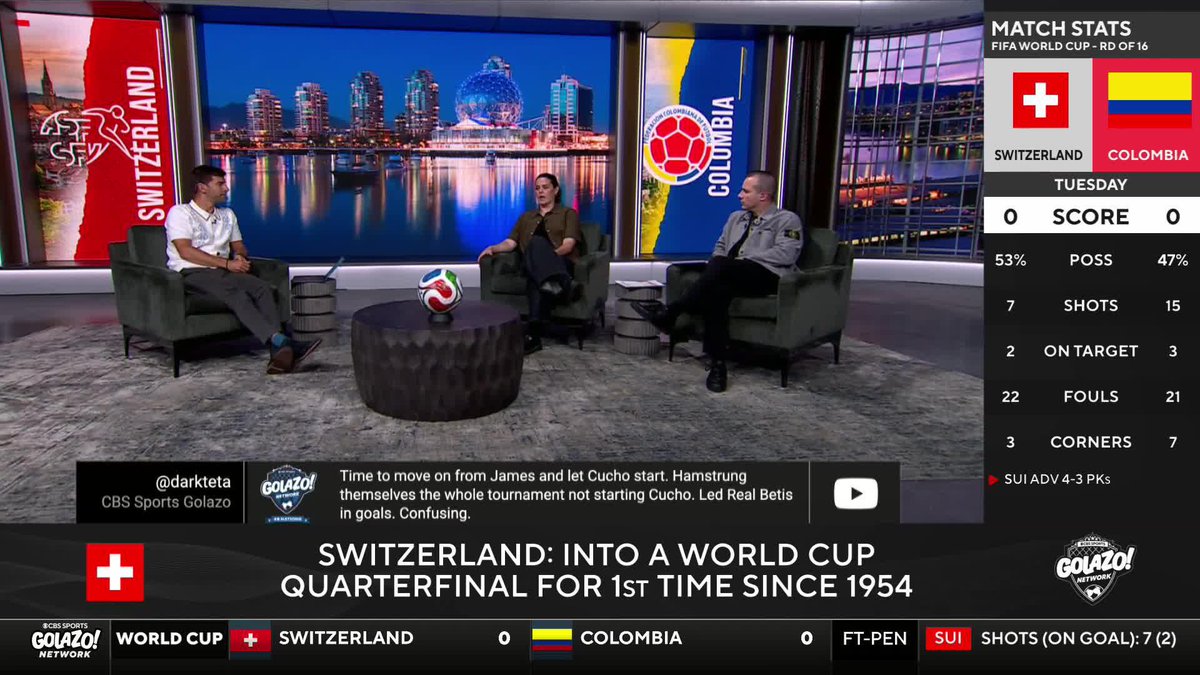He plays like Toni Kroos did the last few years at Real Madrid." Adam Hunt, Jen Beattie and 𝐈𝐀𝐍 𝐏𝐀𝐔𝐋 𝐉𝐎𝐘 discuss how Switzerland's Granit Xhaka reminds them of the former German Midfielder 💪