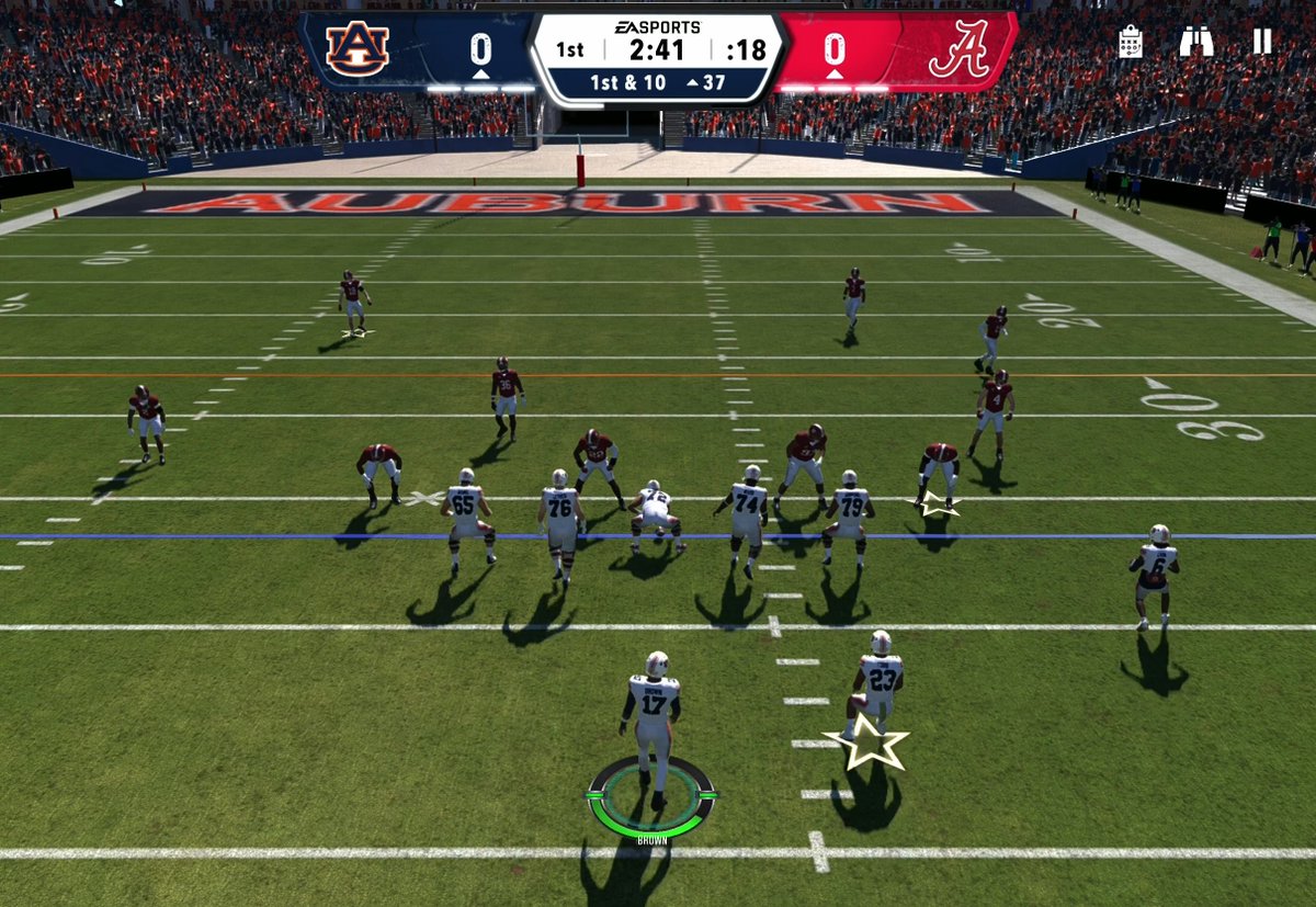 Very soon, you'll be able to experience the jaw-dropping realism of the Frostbite engine in EA SPORTS™ College Football Mobile. Drop a 🏈 GIF below to let us know you're ready to dominate the field!