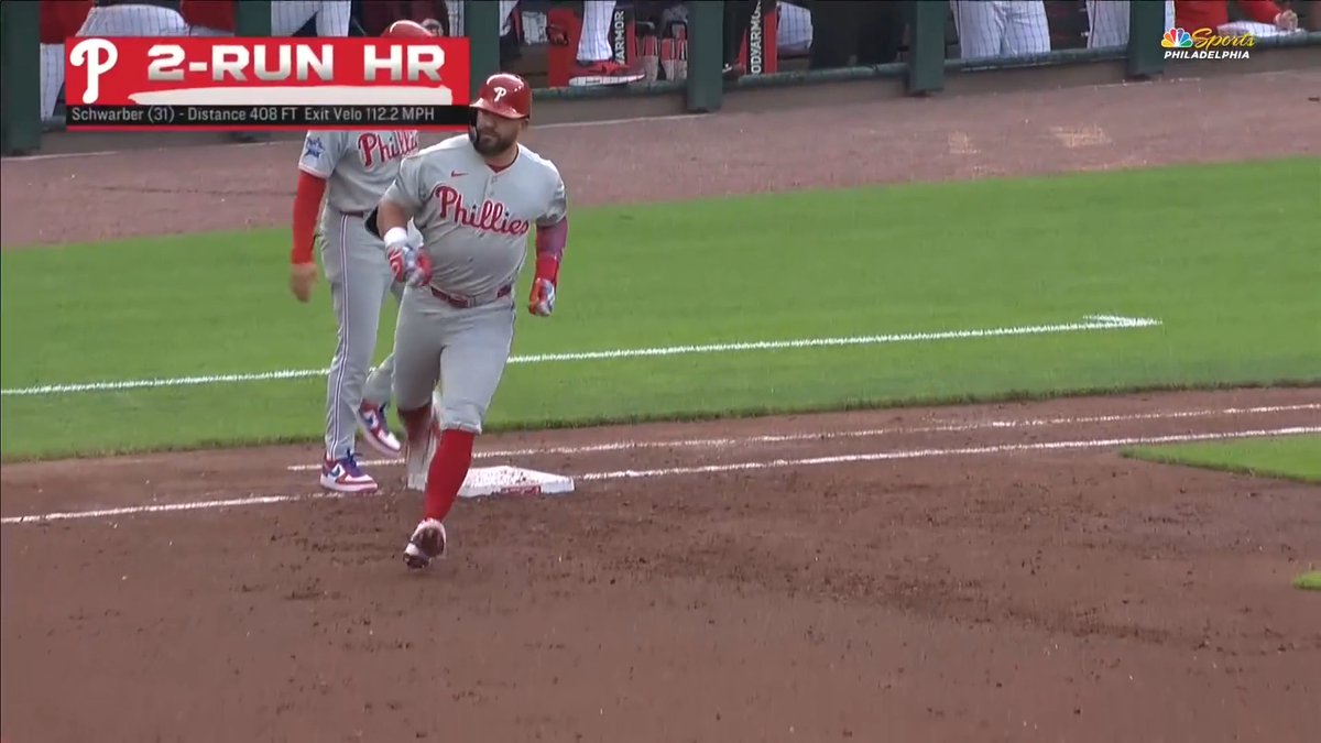 Schwarbs SMOKED that one 😮‍💨