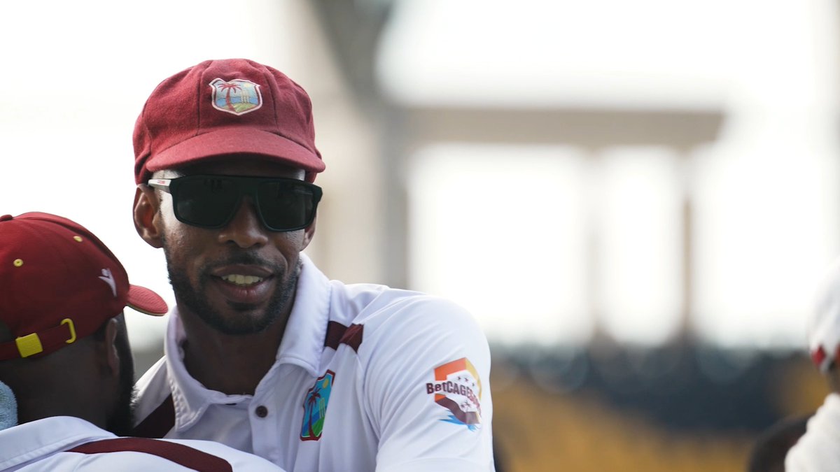 23 years in waiting, the sweet taste of victory against Sri Lanka. 🏏 🏆 #WIvSL | #MenInMaroon