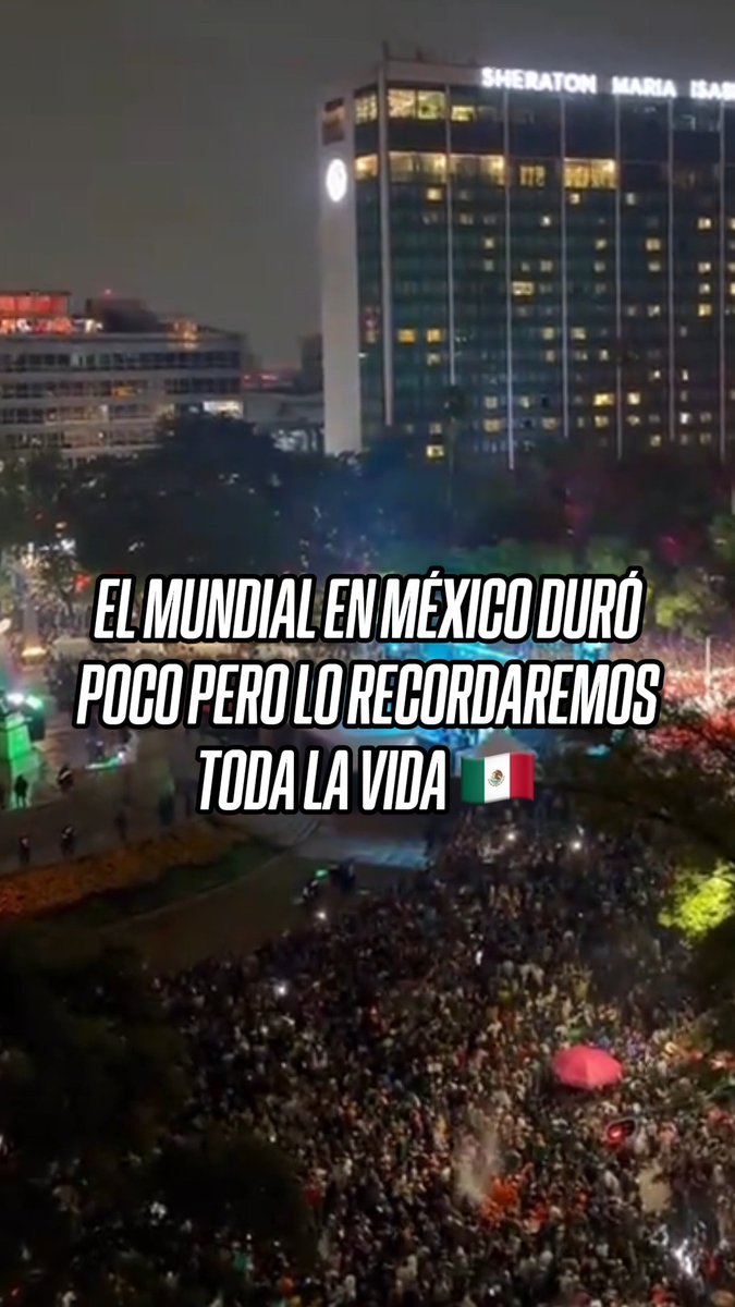 FUE LINDO MIENTRAS DURÓ 🥹 🇲🇽 En un mes le demostramos a todo el mundo cómo se debe celebrar un mundial en casa.