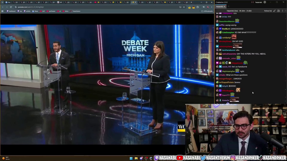 We watched the Michigan Senate debate on hasanabi’s broadcast and Dr. Abdul El-Sayed’s answer to this question was a masterclass: "There is no left or right. Most people out there aren't asking, 'Where do I fit on the left right spectrum?'. They're asking, 'Can I afford my groceries? What's going to happen if I get sick or my kid gets sick? Why does my kids’ school look the same way it did 30 years ago when I went there?’ And the answer to that question is that for too long politicians, on both sides of the aisle, have taken the same corporate corrupting money. I'm the only candidate on this stage, frankly the only candidate running for US Senate, who has never taken a dime of that money. Which is why, the real issue is about the people locking you out of your politics vs the people being locked out, and I will stand always on the side of the people who are locked out. That’s the pathway in our politics that I think all of us can get on. It's not red. It's not blue. It's not Democrat. It's not Republican. It's America. Government of the people, by the people and for the people."